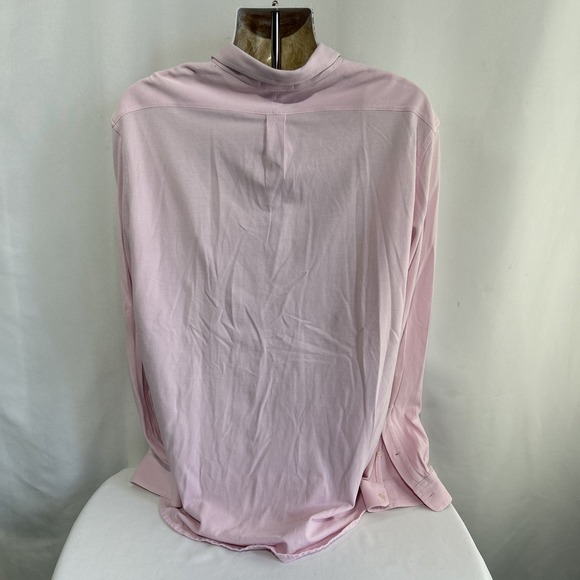 Polo Ralph Lauren Featherweight Mesh Shirt Mens Sz  XL Pink Long Sleeves - Picture 3 of 9